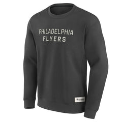 Philadelphia Flyers Fanatics Elements Future Ground Lettering Pullover Sweatshirt - Charcoal | Fanatics Lifestyle