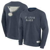 St. Louis Blues Fanatics Elements Future Ground Lettering Pullover Sweatshirt - Blue | Fanatics online