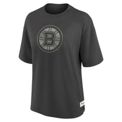 Boston Bruins Fanatics Women's Oversized Elements Raw Edge Future Ground T-Shirt - Charcoal | Fanatics on sale
