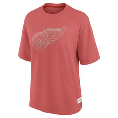 Detroit Red Wings Fanatics Women's Oversized Elements Raw Edge Future Ground T-Shirt - Red | Fanatics online