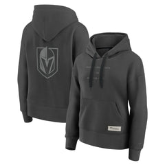 Vegas Golden Knights Fanatics Women's Elements Future Ground Subtle Tonal Pullover Hoodie - Charcoal | Fanatics on sale