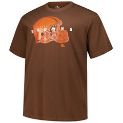 Cleveland Browns Big & Tall Coordinate T-Shirt - Brown - Fanatics