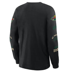 Minnesota Wild Fanatics Boxed In Legacy Long Sleeve T-Shirt - Black | Fanatics near me