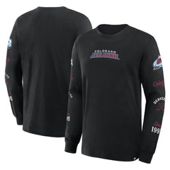 Colorado Avalanche Fanatics Boxed In Legacy Long Sleeve T-Shirt - Black | Fanatics on sale