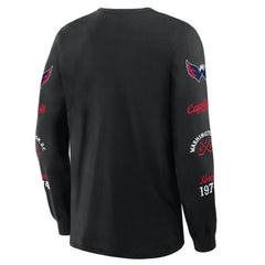 Washington Capitals Fanatics Boxed In Legacy Long Sleeve T-Shirt - Black | Fanatics Clearance