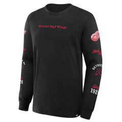Detroit Red Wings Fanatics Boxed In Legacy Long Sleeve T-Shirt - Black | Fanatics discount