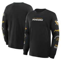 Pittsburgh Penguins Fanatics Boxed In Legacy Long Sleeve T-Shirt - Black | Fanatics sale