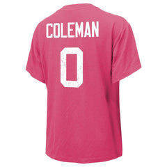 Keon Coleman Buffalo Bills Majestic Threads Women's Name & Number T-Shirt - Pink - NFL