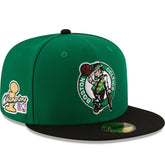 New Era Boston Celtics 2024 NBA Finals Champions Side Patch 59FIFTY Fitted Hat Kelly Green/Black