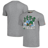 New York Jets NFL x Homage x Beavis and Butt-Head Unisex Tri-Blend T-Shirt – Gray - NFL