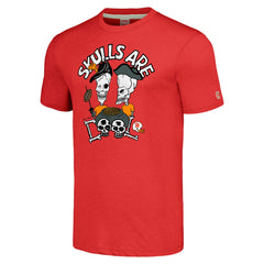 Tampa Bay Buccaneers NFL x Homage x Beavis and Butt-Head Unisex Tri-Blend T-Shirt – Red - NFL