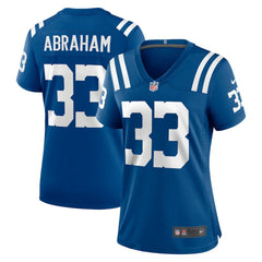 Micah Abraham Indianapolis Colts Women's Game Jersey - Royal - Nike