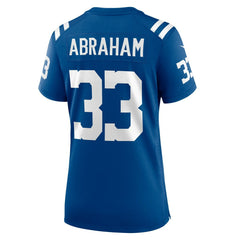 Micah Abraham Indianapolis Colts Women's Game Jersey - Royal - Nike