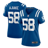Austin Ajiake Indianapolis Colts Women's Game Jersey - Royal - Nike
