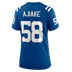 Austin Ajiake Indianapolis Colts Women's Game Jersey - Royal - Nike