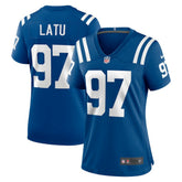 Laiatu Latu Indianapolis Colts Women's Game Jersey - Royal - Nike