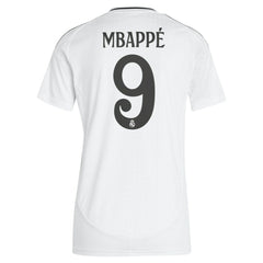 Adidas - Kylian Mbappé Real Madrid Women's 2024/25 Home Replica Player Jersey - White