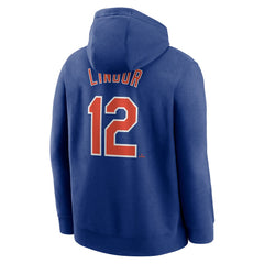 Francisco Lindor New York Mets Nike Player Name & Number Club Pullover Hoodie Sale