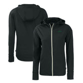 New York Jets Cutter & Buck Women's Primary Logo Daybreak Eco Recycled Full-Zip Hoodie Jacket - Black - NFL