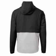 New York Jets Cutter & Buck Monochromatic Logo Charter Eco Recycled Half-Zip Anorak Jacket - Black/Gray - NFL