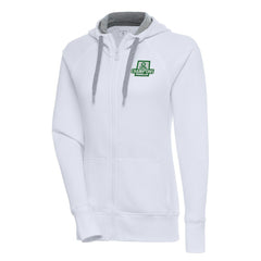 Boston Celtics Antigua Women's 2024 NBA Finals Champions Victory Raglan Full-Zip Jacket White