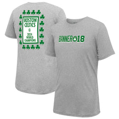 Boston Celtics Stadium Essentials 18-Time NBA Finals Champions Banner 18 Forever T-Shirt Heather Gray