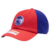 Paris Saint-Germain Fan Ink Male Adult Striker Adjustable Hat Red/Navy