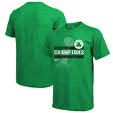 Boston Celtics Majestic Threads 2024 NBA Finals Champions Tri-Blend T-Shirt - Kelly Green