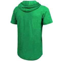 Boston Celtics Majestic Threads Women's 2024 NBA Finals Champions Tri-Blend Short Sleeve Pullover Hoodie Top - Kelly Green