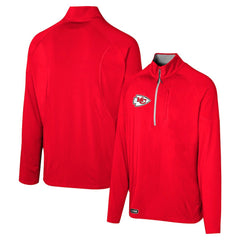 Kansas City Chiefs Grind Iron Quarter-Zip Top - Red - NFL