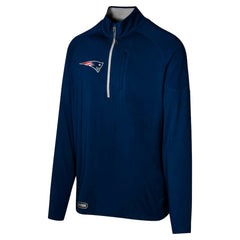 New England Patriots Grind Iron Quarter-Zip Top - Navy - NFL