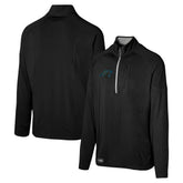 Carolina Panthers Grind Iron Quarter-Zip Top - Black - NFL