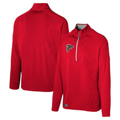 Atlanta Falcons Grind Iron Quarter-Zip Top - Red - NFL