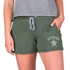 Houston Astros Concepts Sport Women's Mainstream French Terry Tri-Blend Shorts Outlet