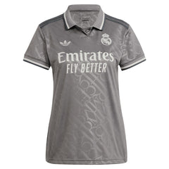 Adidas - Real Madrid Originals Women's 2024/25 Third Replica Jersey - Charcoal