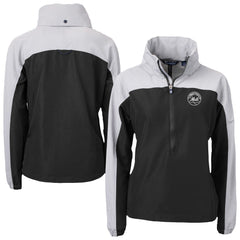 New York Mets Cutter & Buck Women's Charter Eco Recycled Half-Zip Anorak Jacket Online