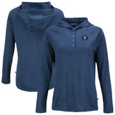 Houston Astros Cutter & Buck Women's Coastline Epic Comfort Eco Recycled Raglan Long Sleeve Hoodie T-Shirt Online