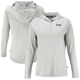 Atlanta Braves Cutter & Buck Women's Coastline Epic Comfort Eco Recycled Raglan Long Sleeve Hoodie T-Shirt Near Me
