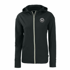 New York Mets Cutter & Buck Women's Daybreak Eco Recycled Full-Zip Hoodie Outlet