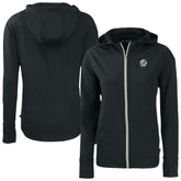 New York Yankees Cutter & Buck Women's Daybreak Eco Recycled Full-Zip Hoodie Outlet
