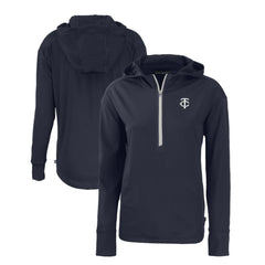 Minnesota Twins Cutter & Buck Women's Daybreak Eco Recycled Half-Zip Hoodie Online