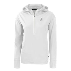 Detroit Tigers Cutter & Buck Women's Daybreak Eco Recycled Half-Zip Hoodie Sale