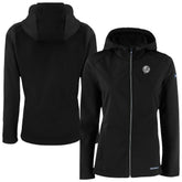 New York Yankees Cutter & Buck Women's Evoke Eco Softshell Recycled Full-Zip Hoodie Jacket Online