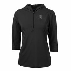 Kansas City Royals Cutter & Buck Women's Virtue Eco Pique Half-Zip 3/4 Sleeve Pullover Hoodie Near Me