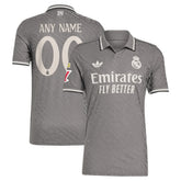 Adidas - Real Madrid Originals 2024/25 Third Custom Jersey - Charcoal