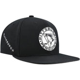 Pittsburgh Penguins Mitchell & Ness Team Snapback Hat - Black | NHL Lifestyle