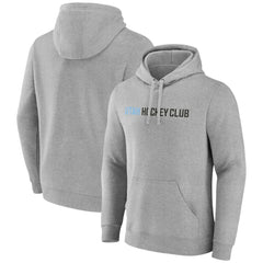 Utah Mammoth Fanatics Wordmark Logo Fleece Pullover Hoodie - Heather Gray | Fanatics sale