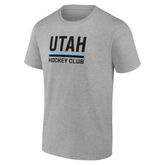 Utah Mammoth Fanatics Draft Logo T-Shirt - Heather Gray | Fanatics Lifestyle