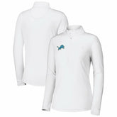 Detroit Lions Women's Sport Playa Vista IslandZone Quarter-Zip Jacket - White - Tommy Bahama