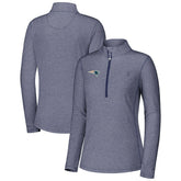 New England Patriots Women's Sport Playa Vista IslandZone Quarter-Zip Jacket - Navy - Tommy Bahama